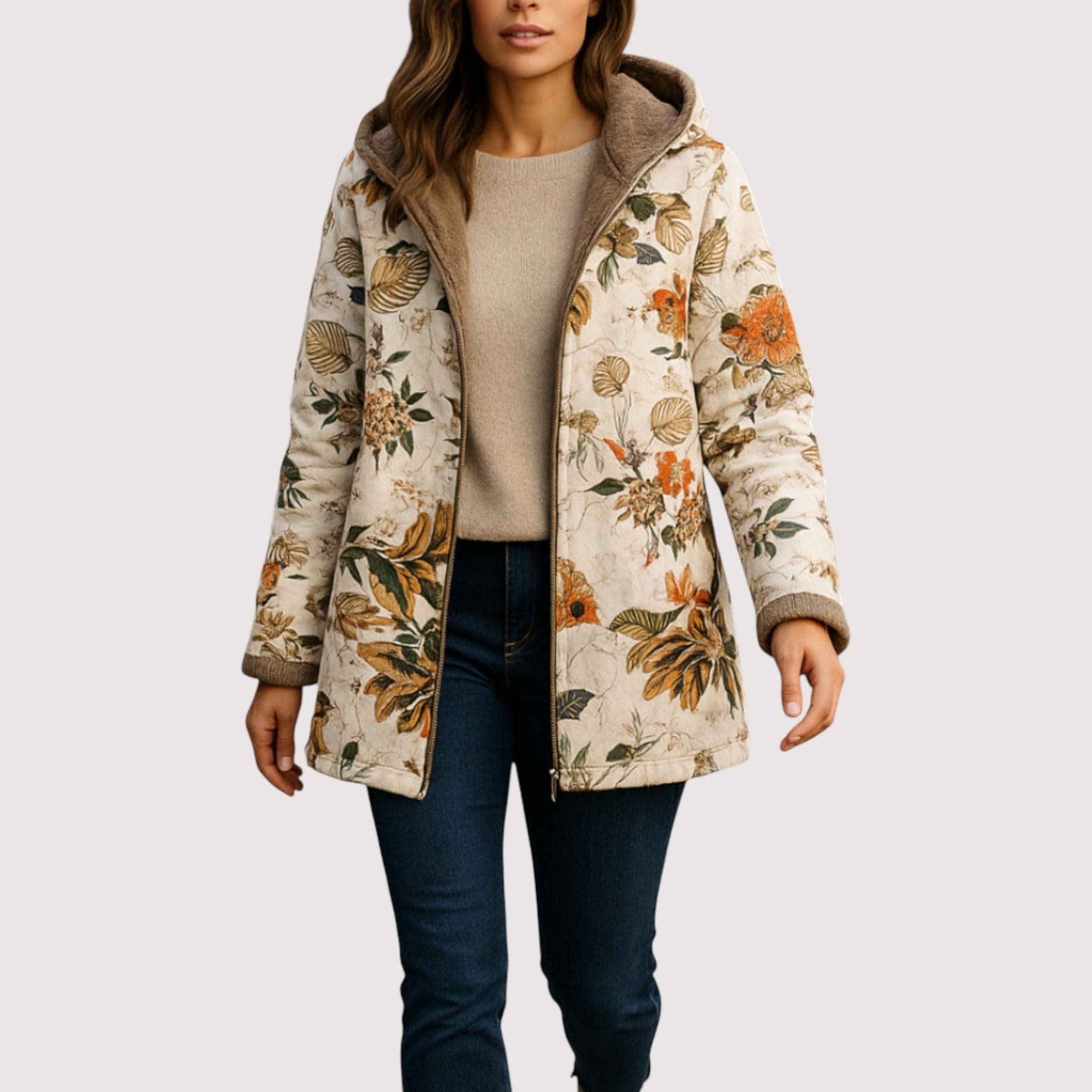 Philippa™ | Topla jakna s flis podlogom - nadiazagreb
