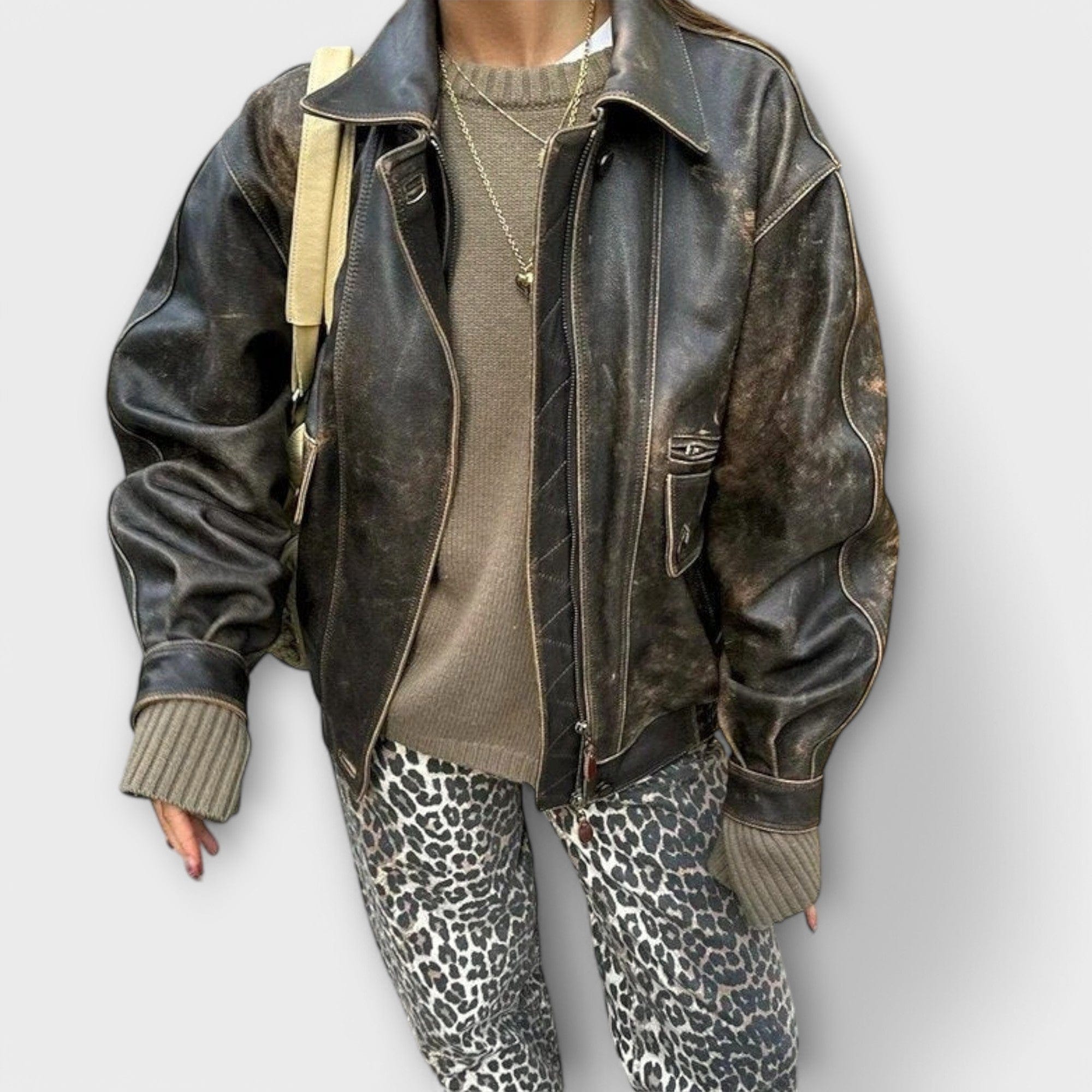 Rozalija - Vintage trapez s leopard uzorkom - nadiazagreb