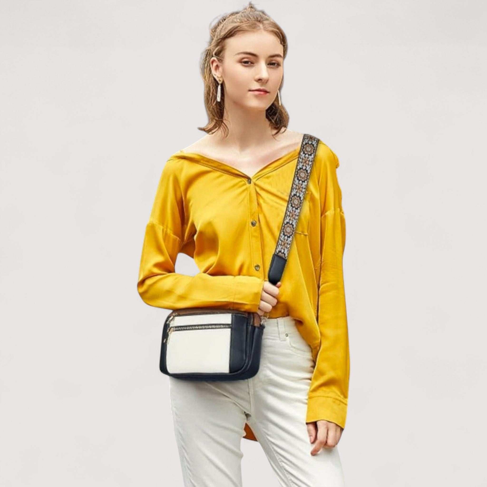 Sabina™ | Elegantna kožna torba za nošenje preko ramena - nadiazagreb