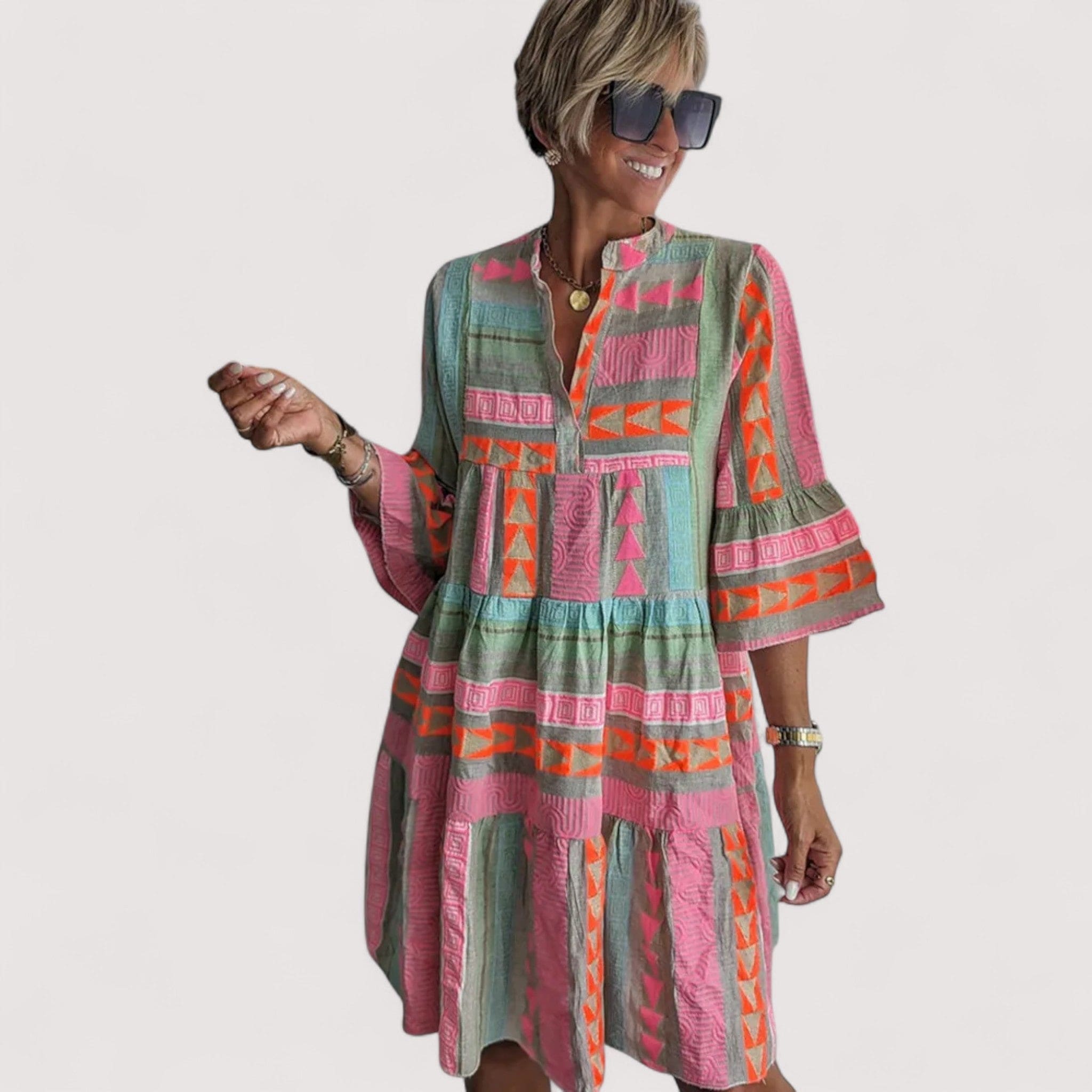 Simone™ | Boho Haljina s Volanima - nadiazagreb