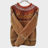 Solveig – Klasični vintage pleten sweater - nadiazagreb