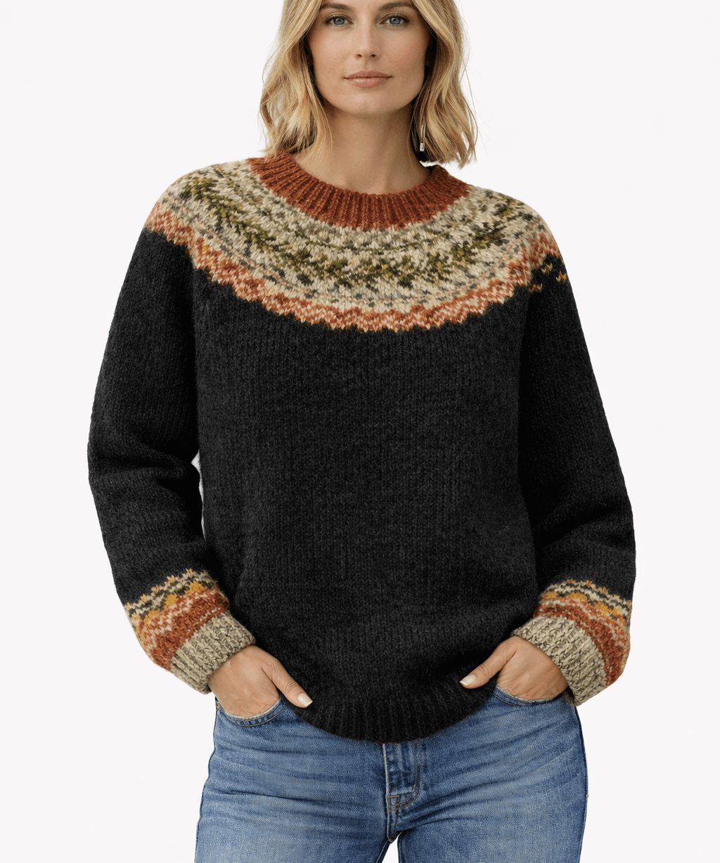 Susanne™ | Klasični vintage pleten sweater - nadiazagreb