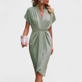 Tihana - Elegant Midi Dress - nadiazagreb