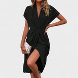 Tihana - Elegant Midi Dress - nadiazagreb