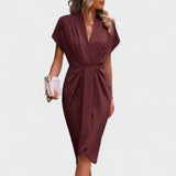 Tihana - Elegant Midi Dress - nadiazagreb