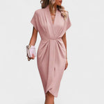 Tihana - Elegant Midi Dress - nadiazagreb
