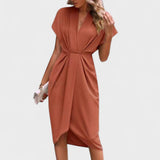 Tihana - Elegant Midi Dress - nadiazagreb