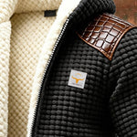 Tin | Textured Jacket with Embossed Leather - nadiazagreb