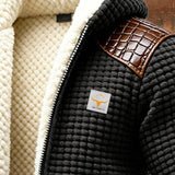 Tin | Textured Jacket with Embossed Leather - nadiazagreb