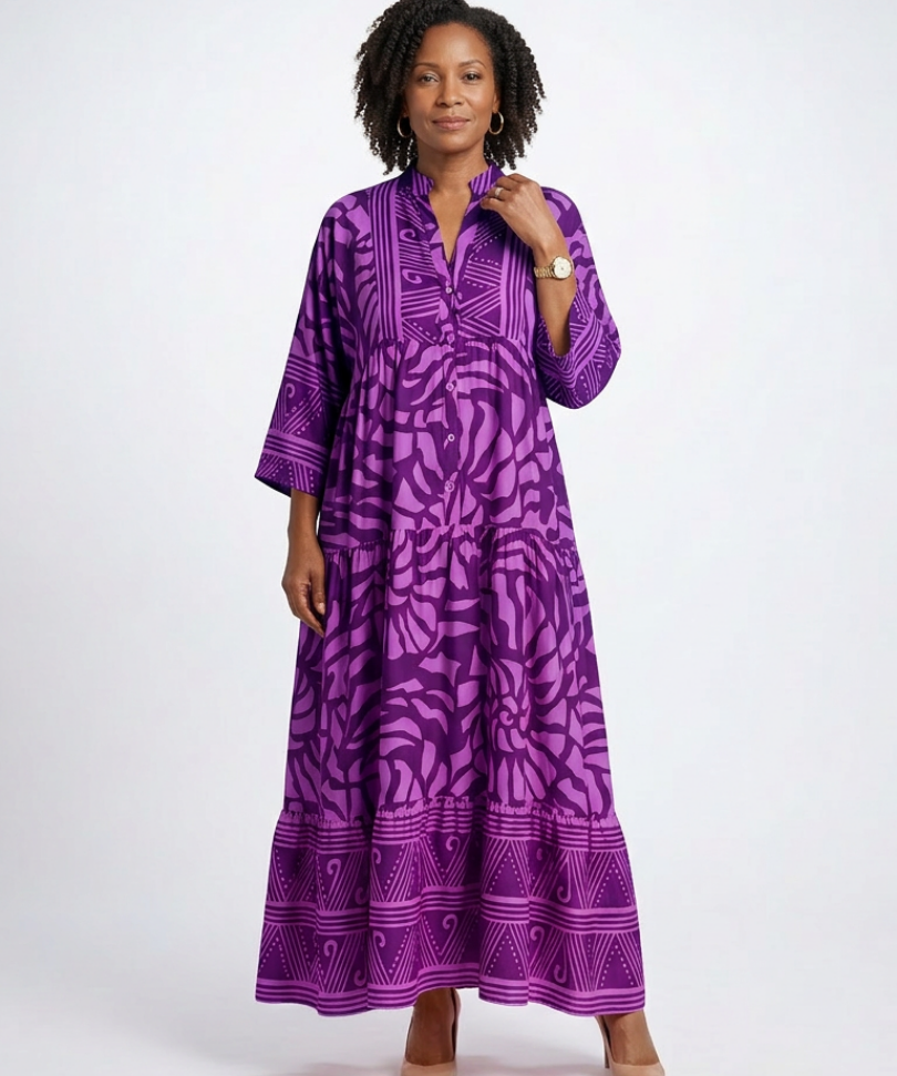 Marielle | Midi Haljina s Dugmadi