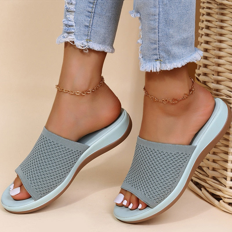 Elara | Woven Orthopedic Sandals
