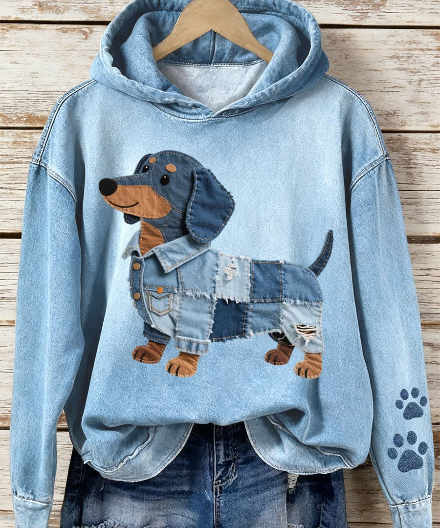 Ženska dukserica s umjetničkim patchwork dizajnom - nadiazagreb