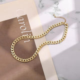 Zlatne Chunky Cuban Link Naušnice - nadiazagreb